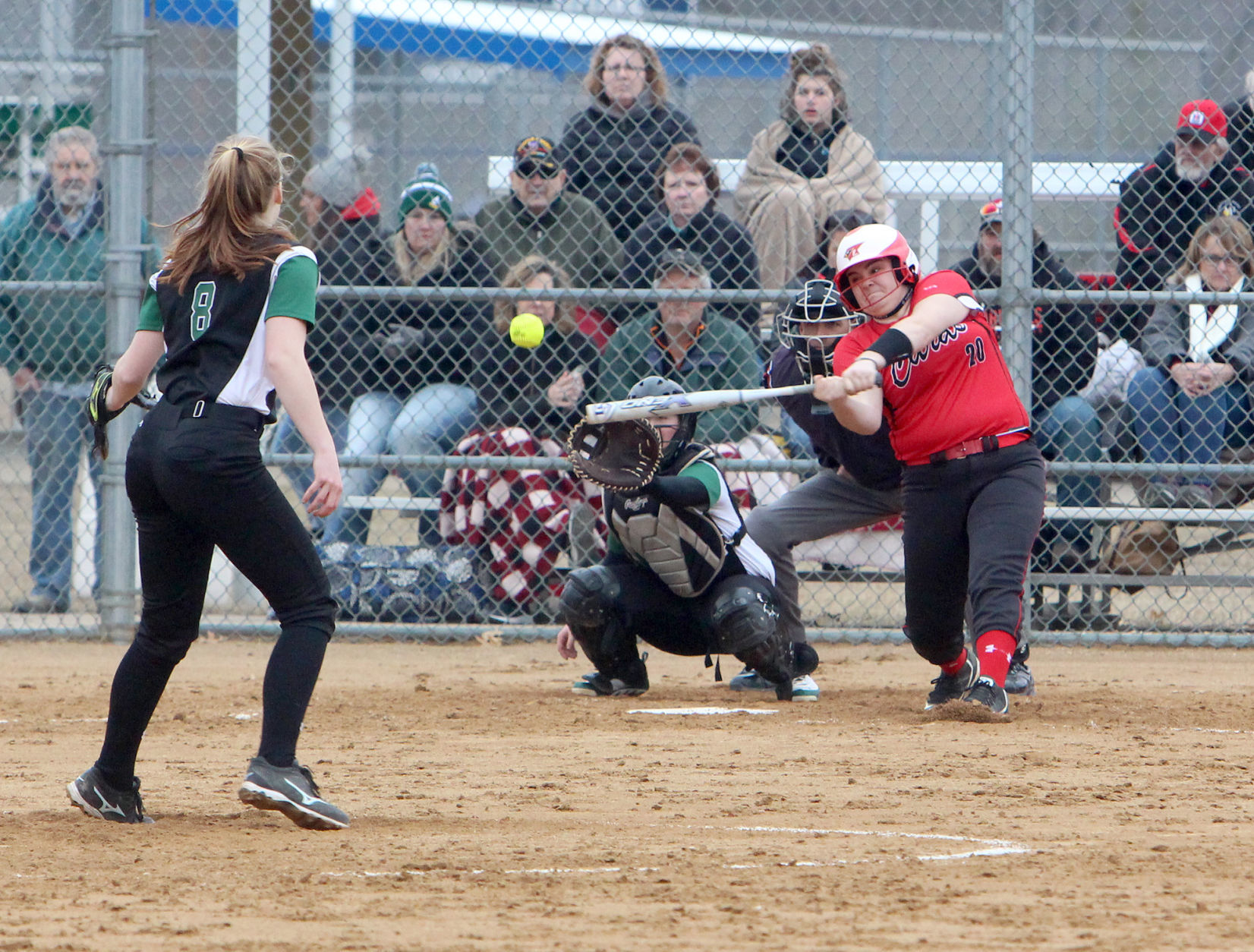 D.C. Everest at Chi-Hi softball 4-5-19